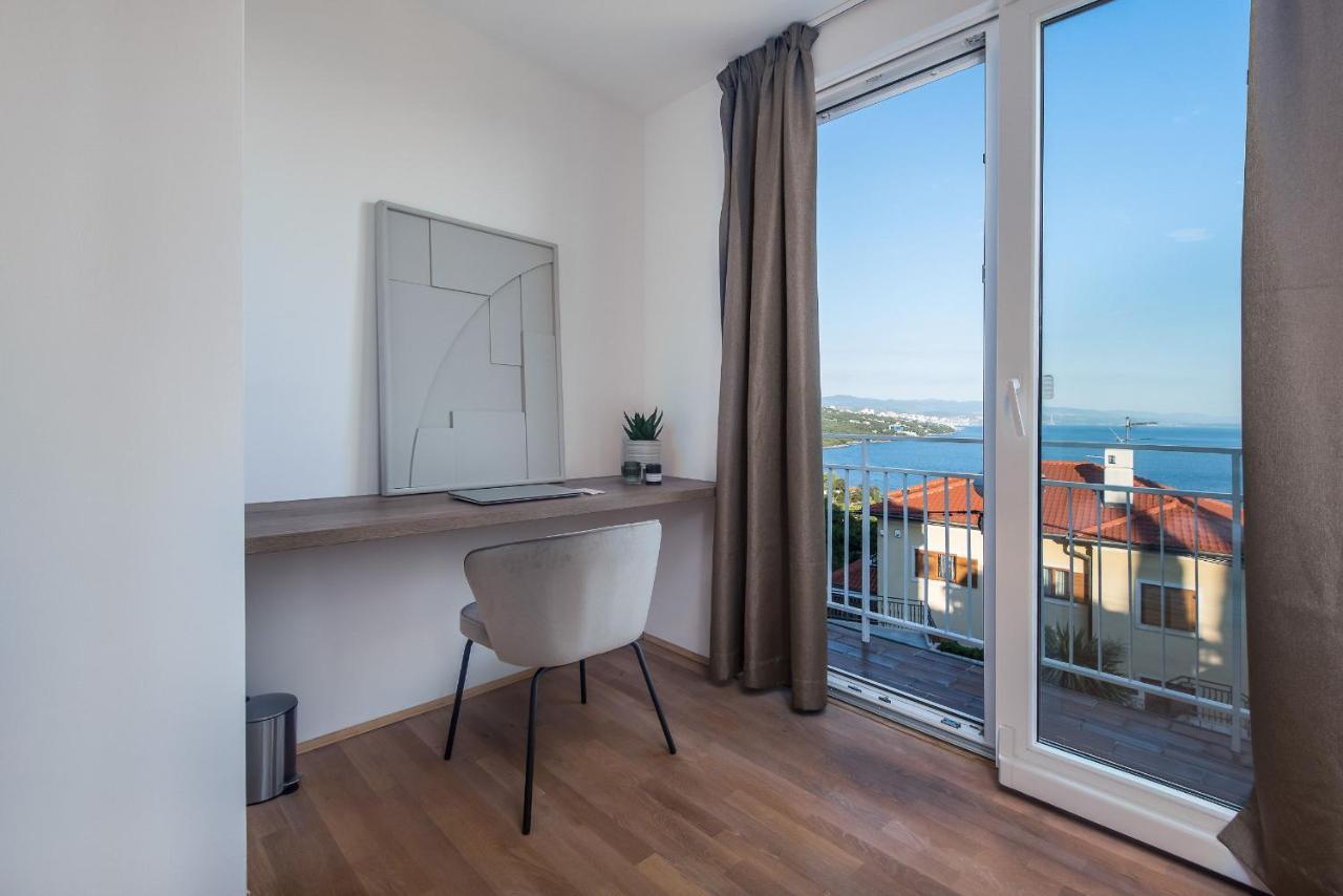 Premium Apartment With Beautiful Sea View, Short Walk To The Sea Opatija Extérieur photo